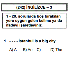 Aol Acik Ogretim Lisesi 242 Ingilizce 3 2 Dnm Online Soru Cozum Sayfasi