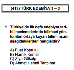 Aol Acik Ogretim Lisesi 413 Turk Edebiyati 3 2 Dnm Online Soru Cozum Sayfasi