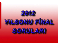 AF 2-3 Haziran 2012 Yl Sonu Final Snav Soru ve Cevaplar