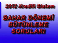 AF 2012 Bahar Dnemi Btnleme Snav Soru ve Cevaplar