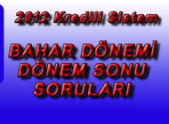 AF 2012 Bahar Dnemi Dnem Sonu Snav Sorular ve Cevaplar